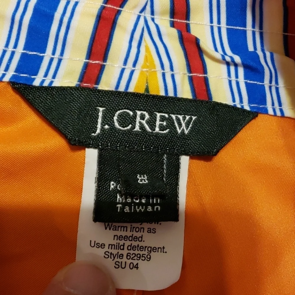 J.crew orange board shorts with side pockets